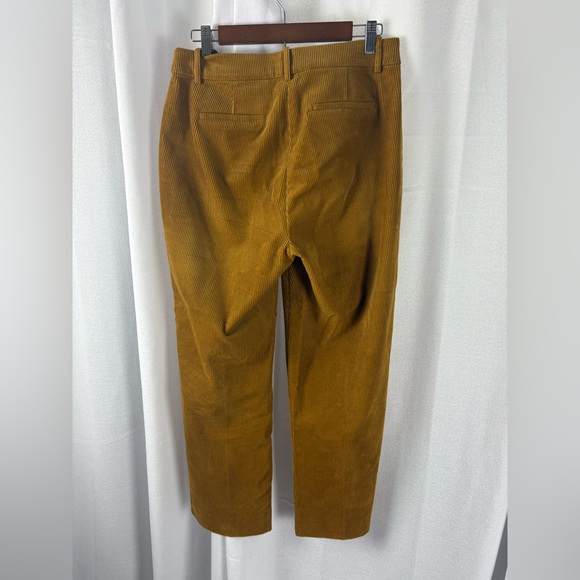 J. Crew Mustard Yellow Corduroy Pants in Women Size 8 100% Cotton EUC - Picture 4 of 11